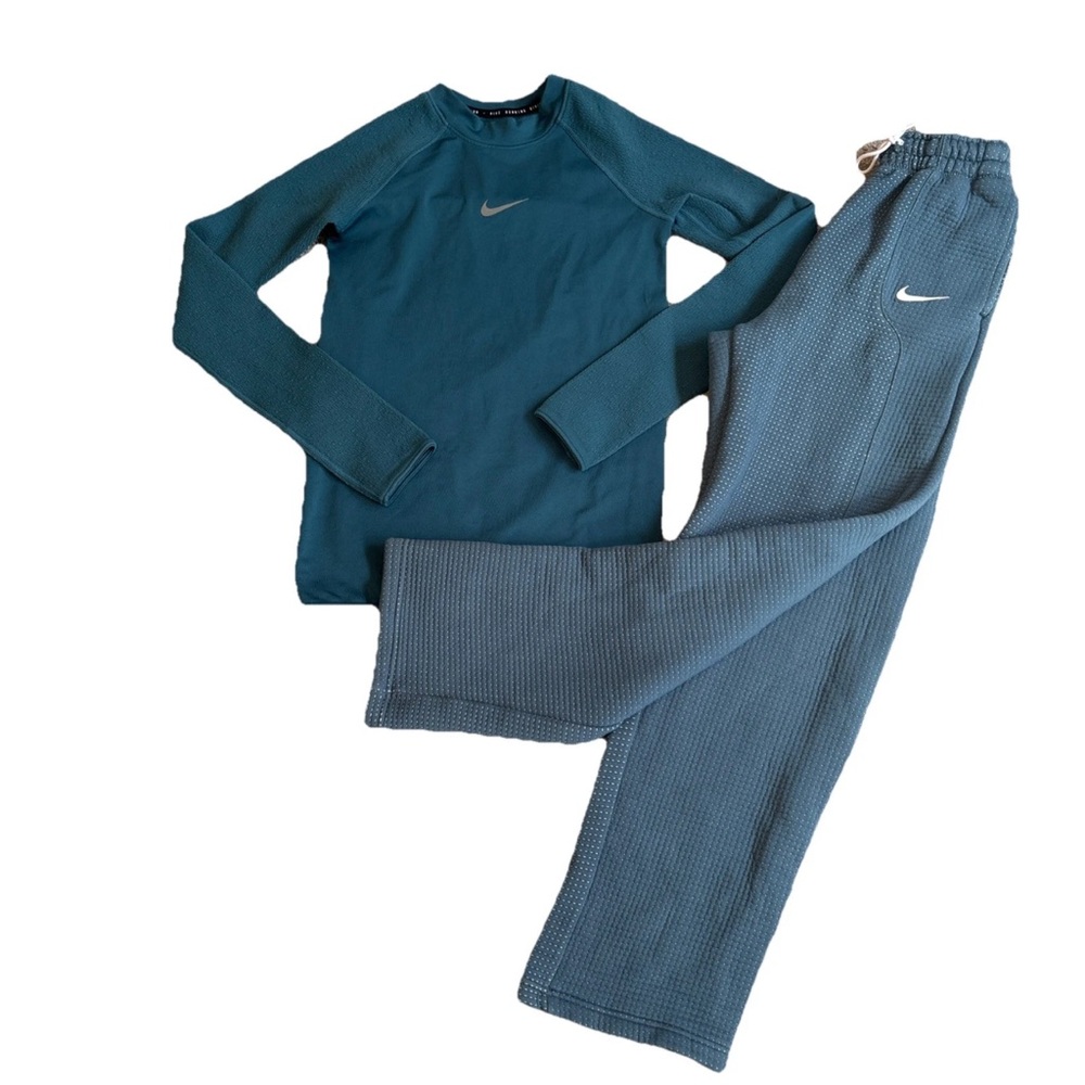 Nike Women Sportswear Tech Fleece Allover Jacquard athletic Running 2PC set - Picture 3 of 17